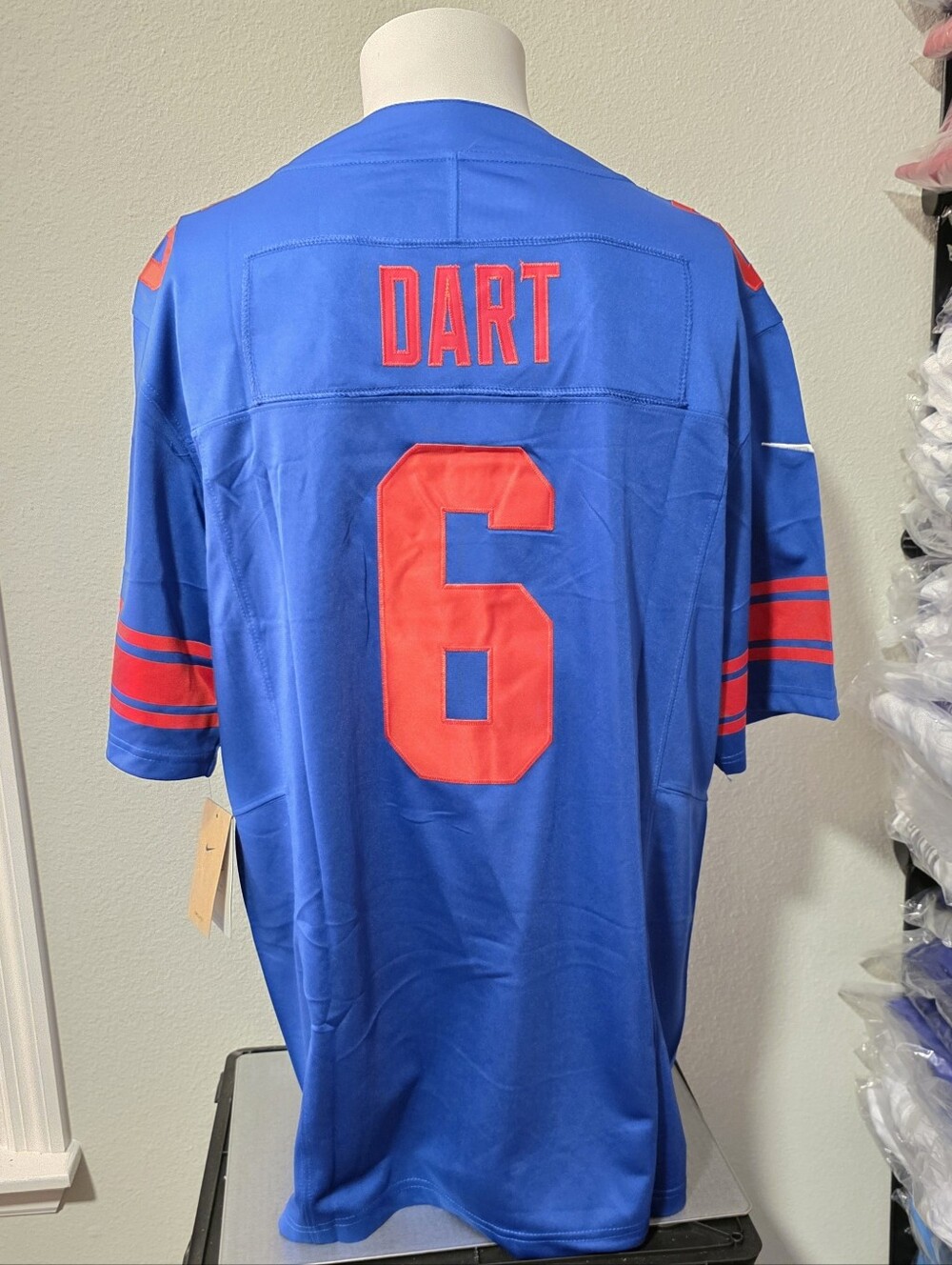 New York Giants Jaxson Dart Custom "G-MEN" Jersey